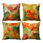 Floral Cushion Covers 4 Piece Set