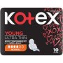 Kotex Young Ultra Thin Pads Normal 10 Pads