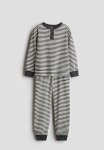 Patterned Cotton Pyjamas - Grey Multi