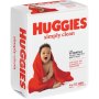 Huggies Simply Clean Wipes 4X56 Wipes