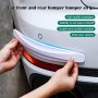 Synthetic Rubber Bumper Guards - Carbon Fiber Anti-scratch Collision Strips For Car Front Rear And Doors - Waterproof And Bendable Protection