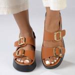 Madison Jaquine Sandal - Tan - 9