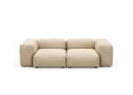Two Module Sofa - Canvas - Beige - 230CM X 115CM
