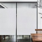 1ROLL Frosted Glass Window Film Door And Window Glass Stickers Window Privacy Film Bathroom Removable Frosted Glass Window Film