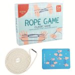 Classic Traditional Flip Rope Game For Adults Children's Innovative Ability Enlightenment Educational Toys Fine Motor Training F