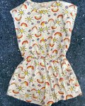 Tucker & Tate White Rainbow Romper 6Y