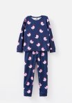 Cotton On Serena Long Sleeve Pyjama Set - In The Navy Fairy Pink Chicks