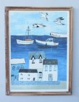 3 Boat Wind Song Hanging Picture