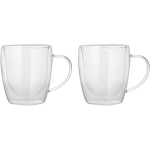 Double Wall Glass Mug - Set 2 Piece