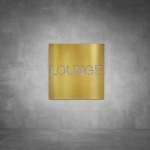 Lounge Sign D01 - Brushed Brass