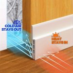 1PCS Weatherproof Door Seal Strip - Multi-purpose Draft Excluder Enhanced Noise Reduction Other Material Airtight Insulation For