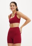 Cotton On Reform Rib Crop - Deep Red