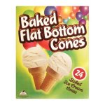Honeyfields Flat Bottom Cones 24 Pack