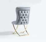 Tufted Velvet Upholstered Wingback Parsons Chair