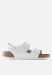 Birkenstock Milano Leather Narrow - Triples White