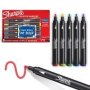 Sharpie Acrylic Marker Set - Bullet Point Assorted Card Of 5