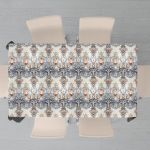 Duck Egg Grey Rectangle Tablecloth