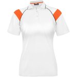 Ladies Score Golf Shirt Orange