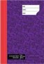 Croxley Eco 2 Quire A4 Counter Book - 192 Page   Purple With Black Print    - Feint Line & Margin