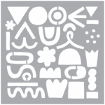Stencil Abstract Shapes