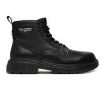 Mason Lace-up Boots -black