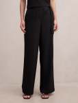 Mila Wrap Wide Leg Pants - 16 Black