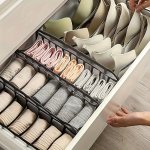 3PCS Nylon Closet Organizer Set - Versatile Underwear & Socks Storage Bags With Dividers For Efficient Wardrobe Organization