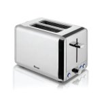 Swan Classic Polished Stainless Steel 2 Slice Toaster