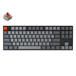 Keychron K8 87 Key Aluminum Frame Hot-swappable Gateron Mechanical Keyboard Rgb Red