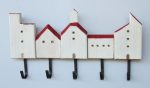 5 Houses Hanging Coat Rack – 27X50CM