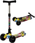 Zs - 3-WHEEL Adjustable Foot Scooter - Pink
