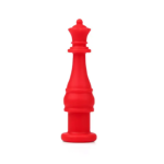 Silicone Chewable Pencil Toppers Chess Piece - Red