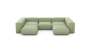 U-shape Sofa - Linen - Olive - 314CM X 220CM