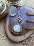Zebra Onyx Pendant Necklace By Autumn Essence