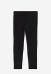 Ribbed Jersey Leggings - Black