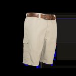 Sterling Fixed Waist Canvas Cargo Bermuda