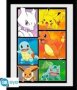 Pokemon Comic Panel Framed Print