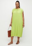 Edit Pleated Tunic Maxi Dress - Green