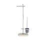 - Freestanding Toilet Brush / Toilet Roll - Puro - Steel / Polyres