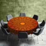 Nebula Spiral Round Tablecloth
