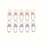 10PCS MINI Lobster Clasp Keychains - Versatile Carabiner Hooks For Necklaces Bracelets & Backpacks - Perfect Mother's Day Gift