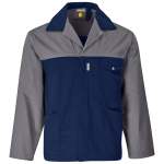 Site Premium Two-tone Poly Cotton Jacket - Khaki Large
