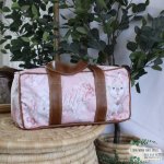 Travel Bag Hospital Bag Duffel Bag Peoni Flower Bunny