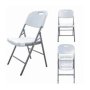 Folding Plastic Chair - White