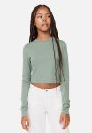 Long-sleeved Jersey Top - Green