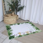 Milestone Blanket Safari Leaf Border