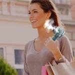 Portable Handheld Rechargeable Mist Fan - Pink