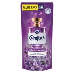 Comfort Concentrated Fabric Softener Refill Pouch Calming Lavender 800ML