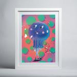 Barnacles Creative Musha Boom - Framed Print - A2 White