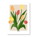 Tulips Art Print - A1